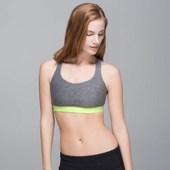 lululemon athletica Other - Lululemon '50 Rep' Gray Sports Bra, Size 6